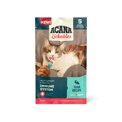 ACANA Cat Lickables Pouch Tuna Recipe 2 (1) Lickables, Tuna Recipe, Cat Treats